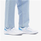 Air Jordan Men's 2 Retro Low Sneakers in White/University Blue/Grey