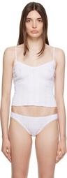 Cou Cou White 'The Long' Camisole