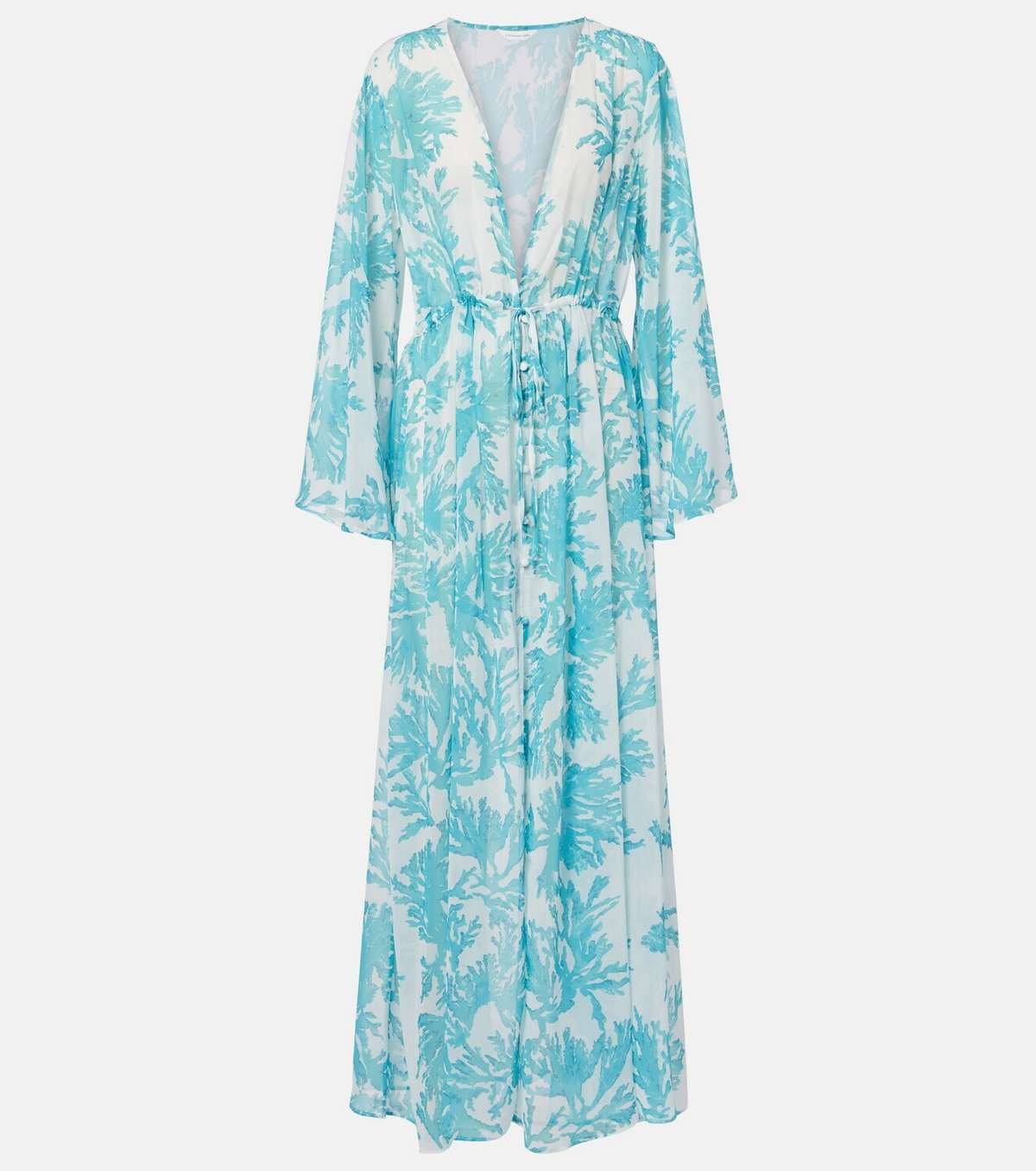 Alexandra Miro Chloe floral georgette kaftan