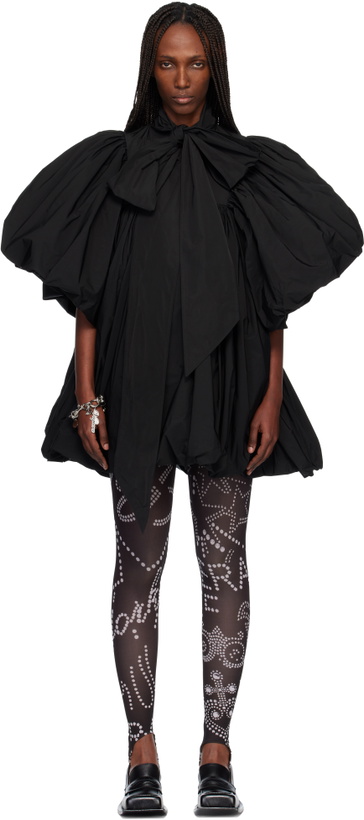 Photo: VAQUERA Black Pouf Minidress