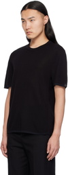 rag & bone Black Harvey Crewneck T-shirt