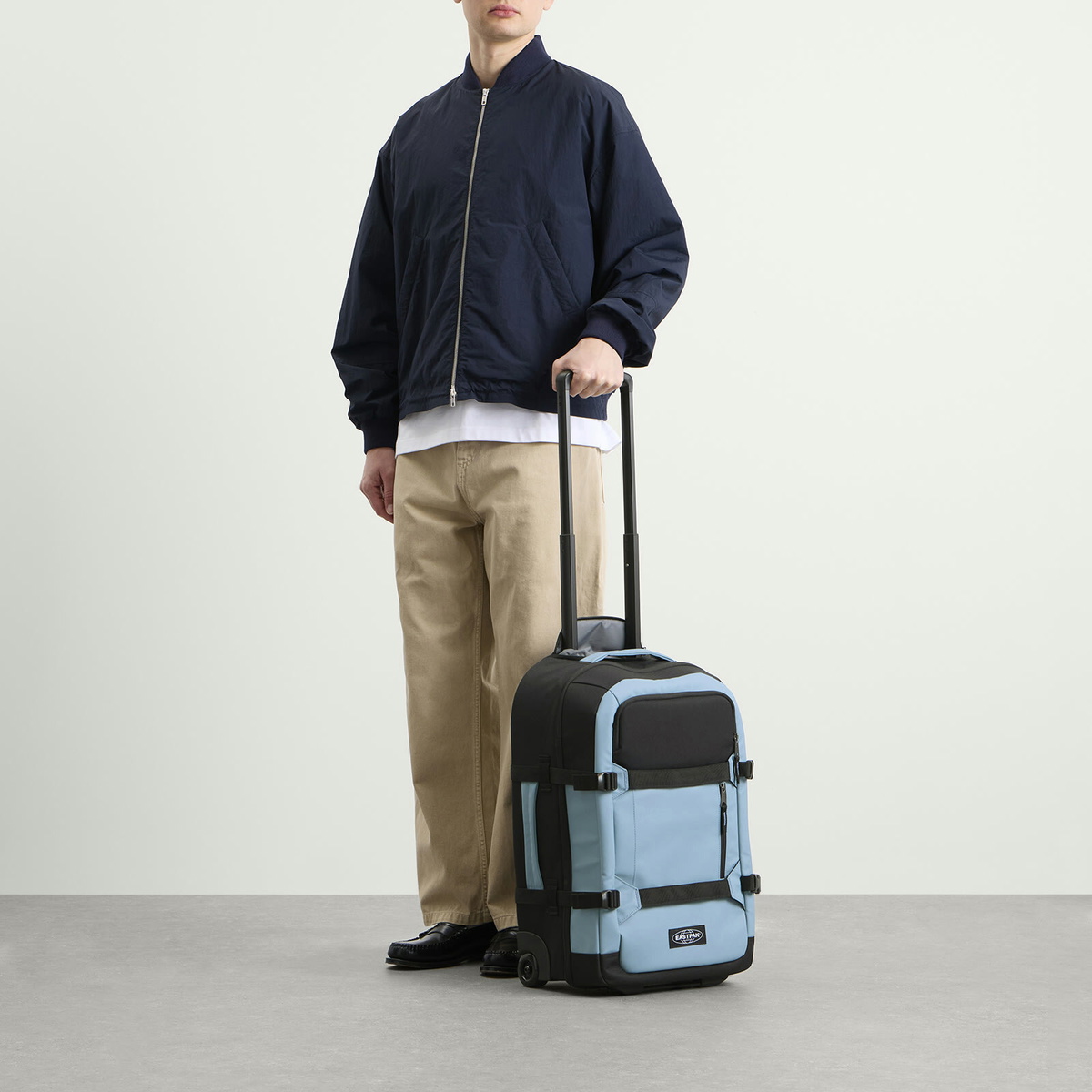 Eastpak Transit'r Pro Luggage Case - Small in Blue Pro Coated 