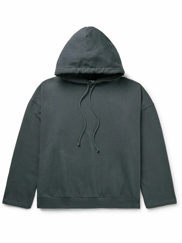 Photo: The Row - Stanley Cotton-Jersey Hoodie - Gray