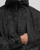 WOOLRICH 3 LAYER SEAM SEALED MAP JACKET Black Mens Windbreaker