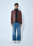 Levi's Leather Button-Up Jacket