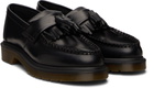 Dr. Martens Black Adrian Smooth Loafers