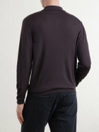 Canali - Wool Polo Shirt - Brown