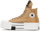 Rick Owens DRKSHDW Orange Converse Edition DBL Drkstar Sneakers