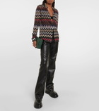 Missoni Zig Zag lamé blouse