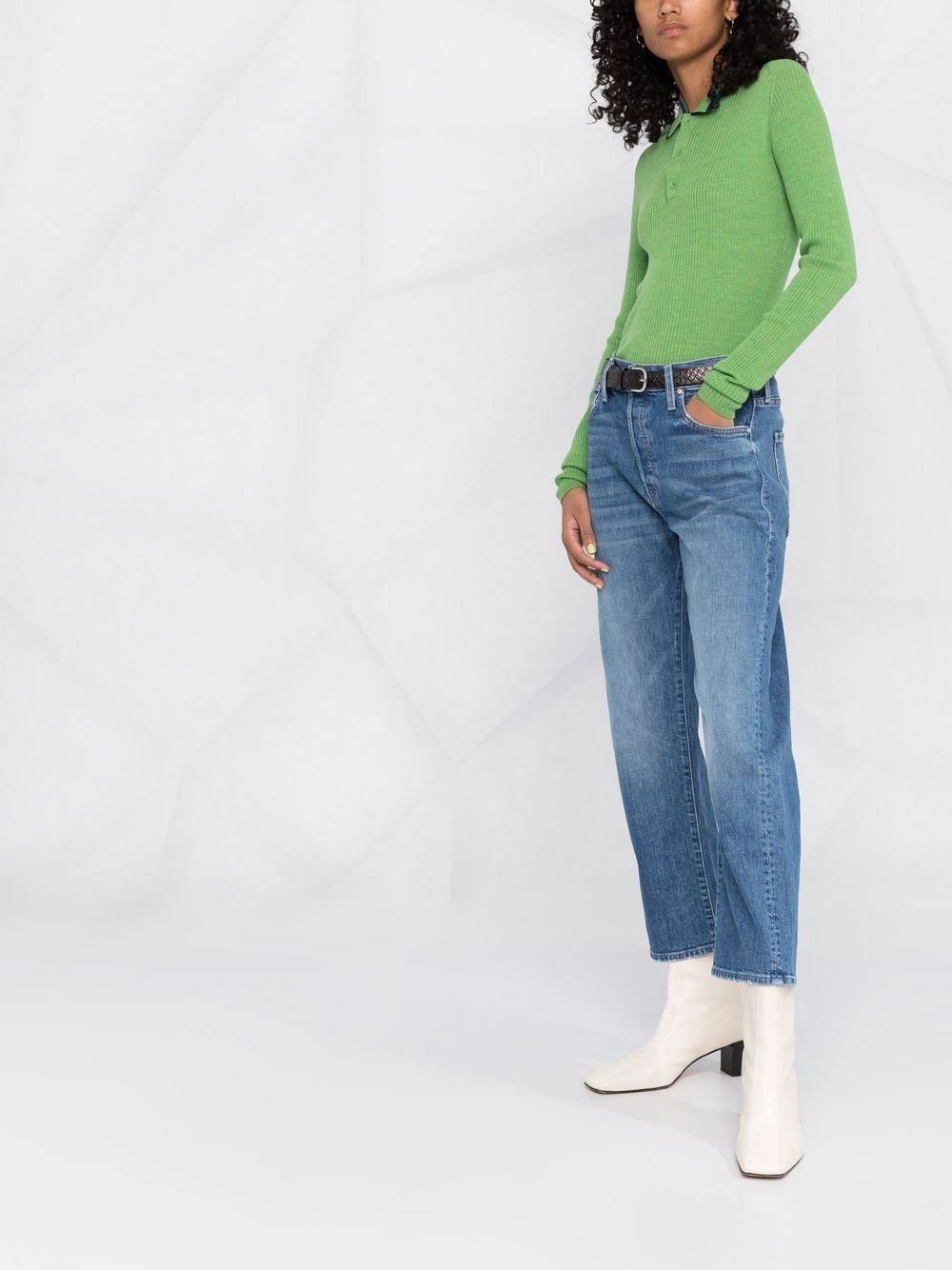 MOTHER - Cropped Denim Jeans