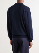 Rubinacci - Sea Island Cotton Polo Shirt - Blue