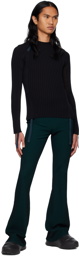 Dion Lee Black Gathered Utility Long Sleeve T-Shirt
