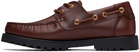 Ernest W. Baker Brown Leather Boat Shoes