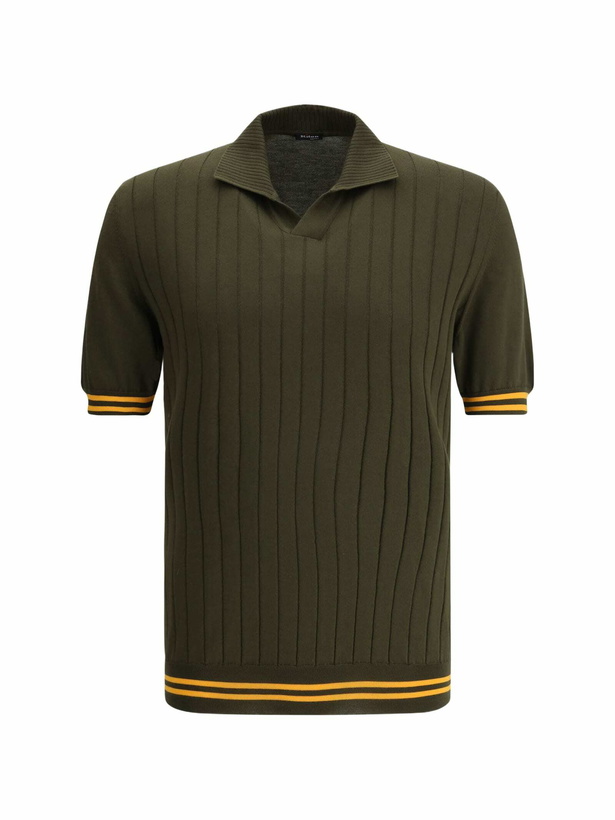 Photo: Kiton Ribbed Polo Shirt