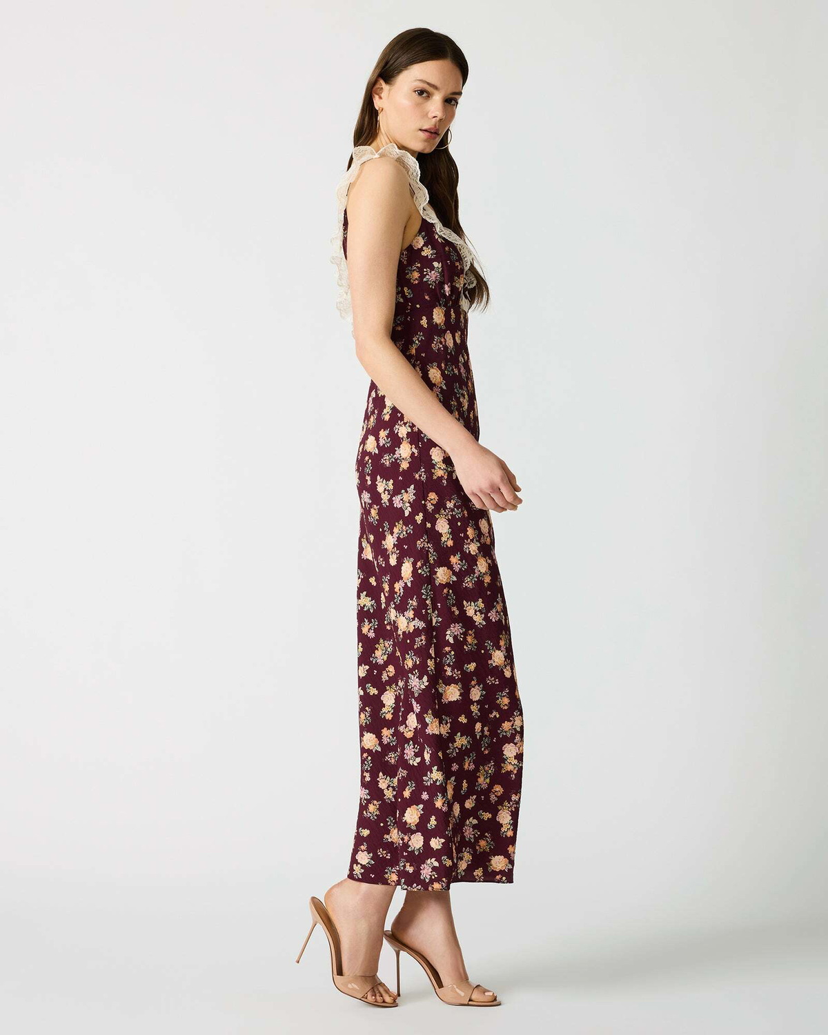 Steve Madden Lisella Dress in Wine