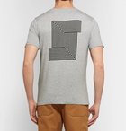 Saturdays NYC - Printed Mélange Cotton-Jersey T-Shirt - Men - Gray