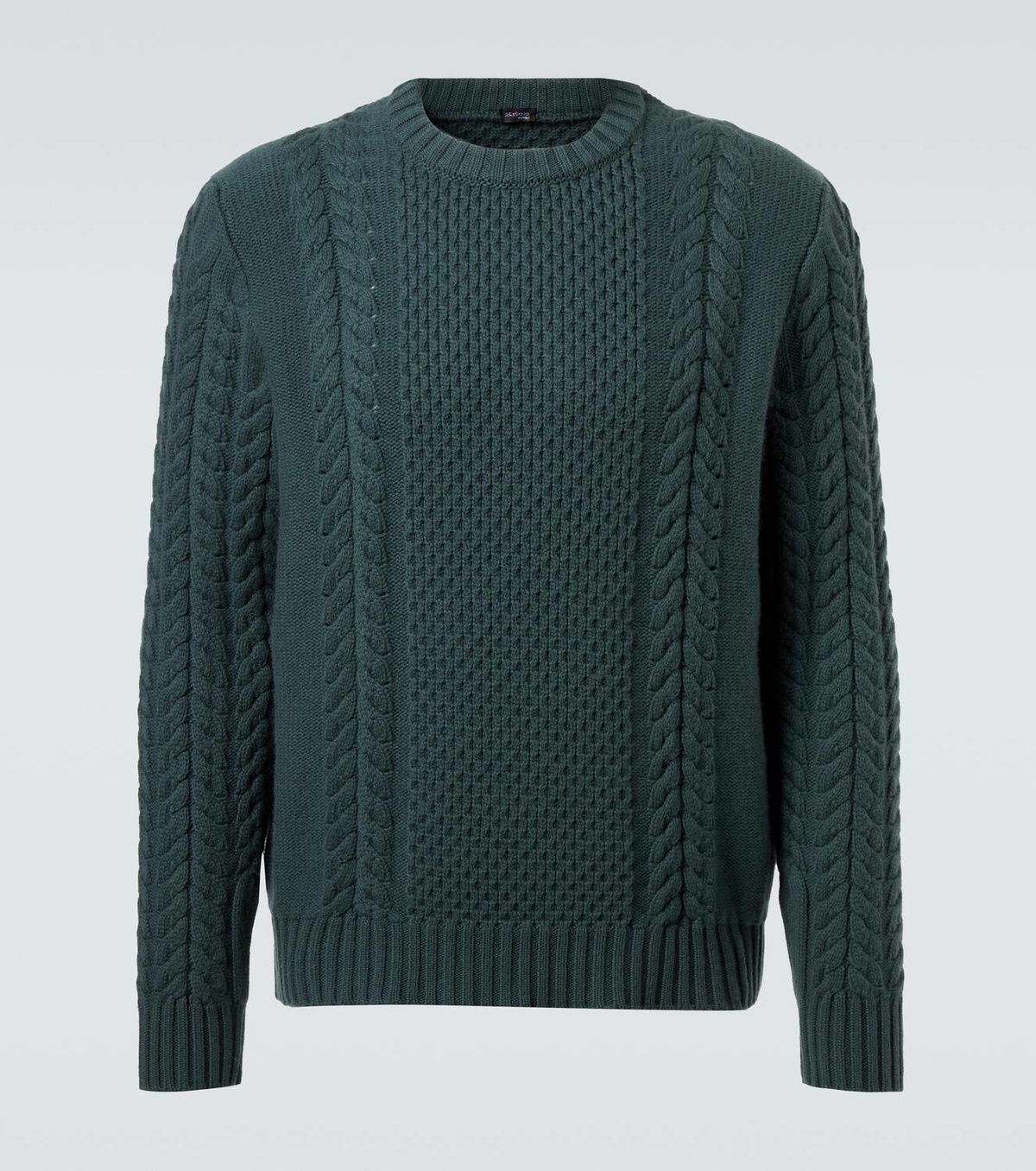 Kiton Cable-knit cashmere sweater Kiton