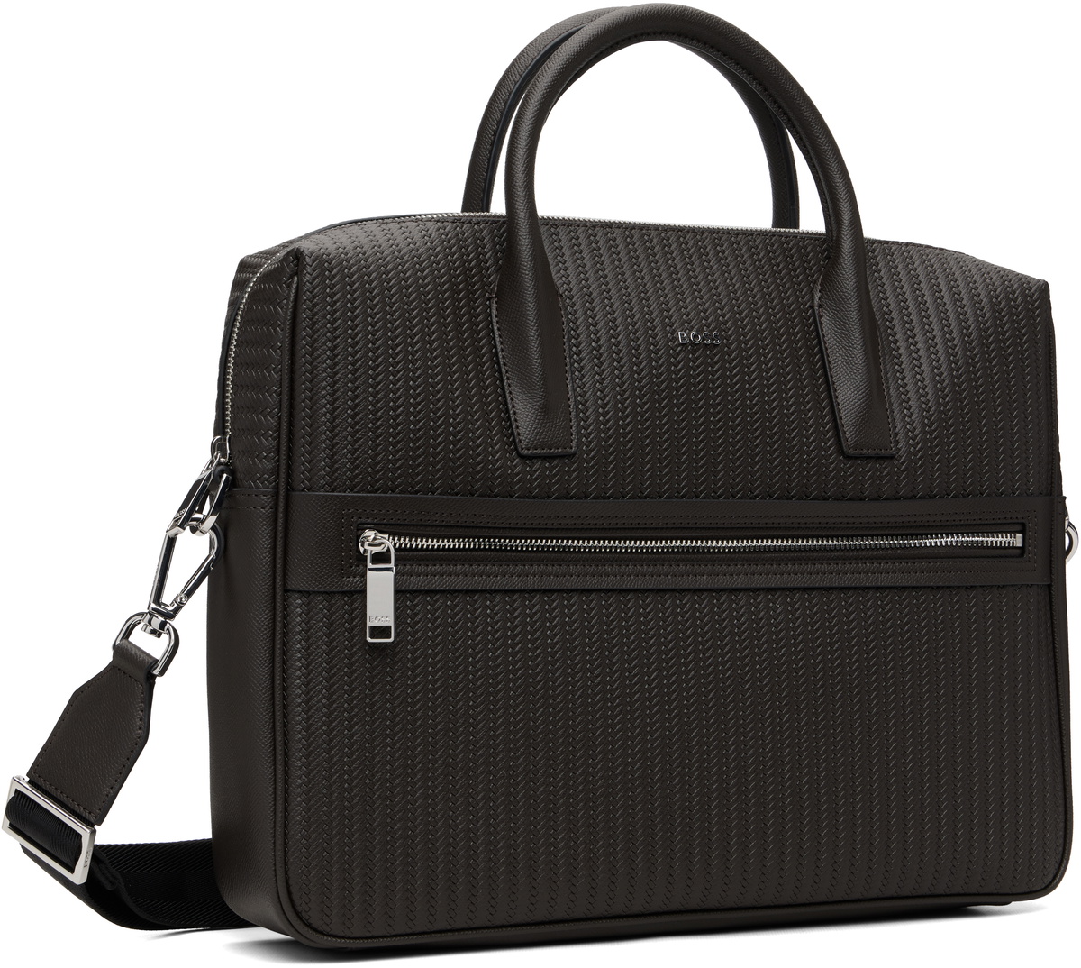 BOSS Brown Document Briefcase
