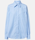 Hunza G Striped cotton polin shirt