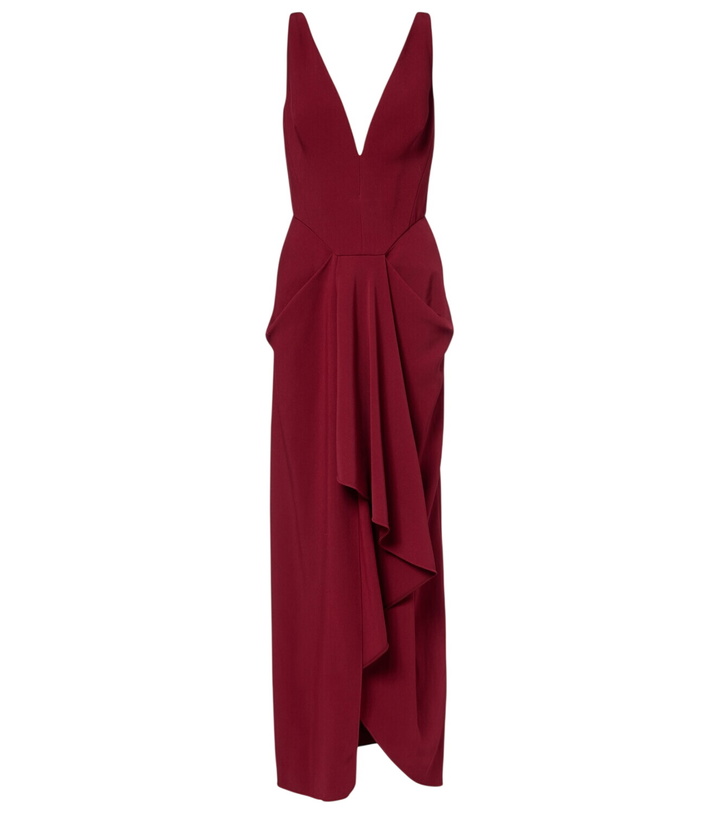 Photo: Givenchy Asymmetrical draped midi dress