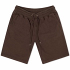 Colorful Standard Men's Classic Organic Sweat Short in Coffee Brown