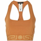Versace Women's Organic Cotton Bralet in Caramel