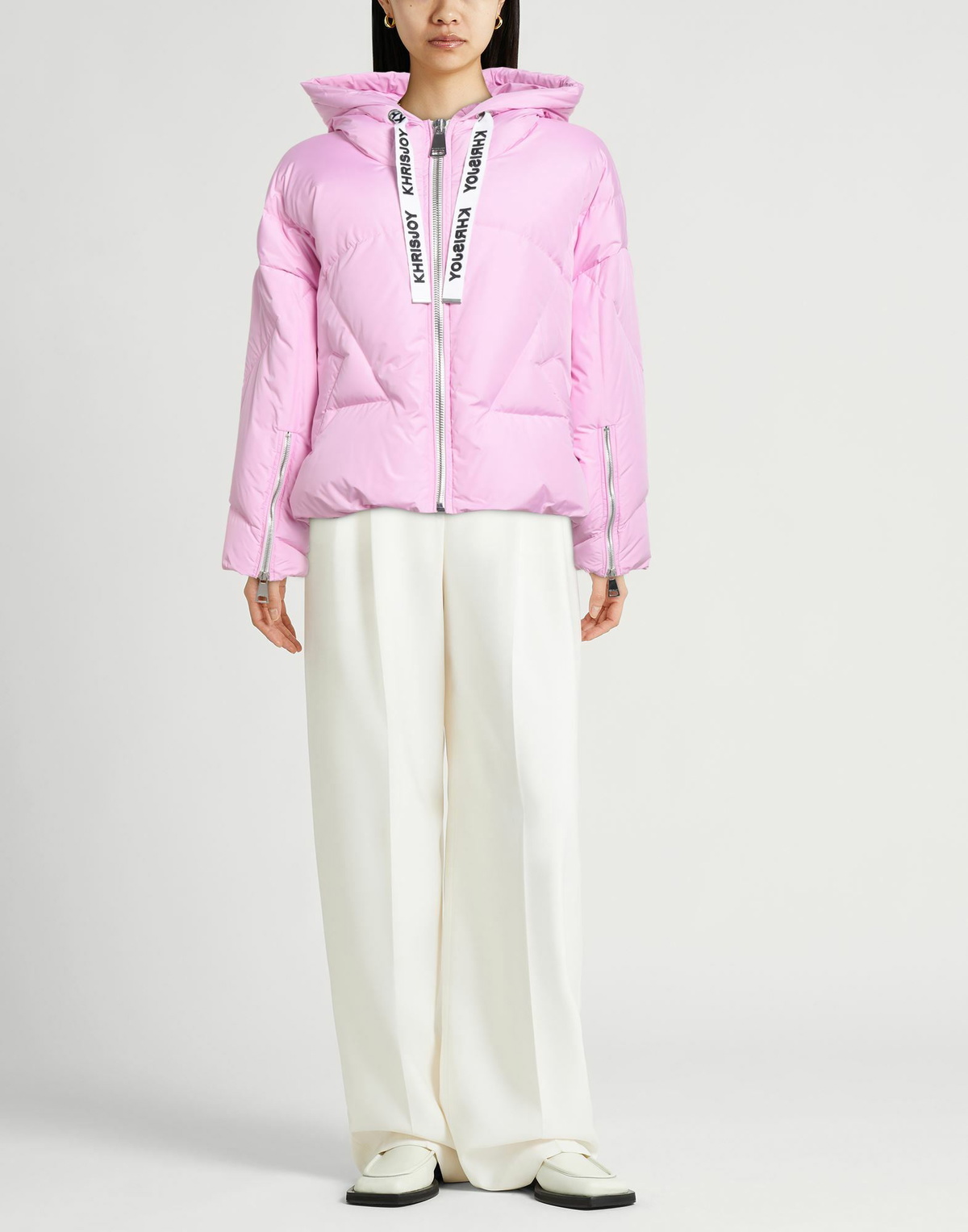 Khrisjoy Womens Puffer Mauve
