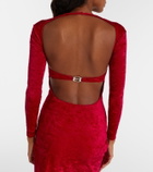 Balenciaga Velvet corset gown
