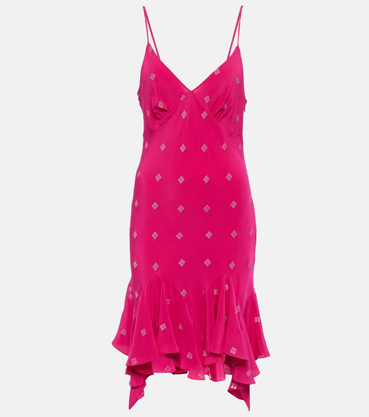 Givenchy 4G ruffle-trimmed minidress