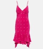 Givenchy 4G ruffle-trimmed minidress