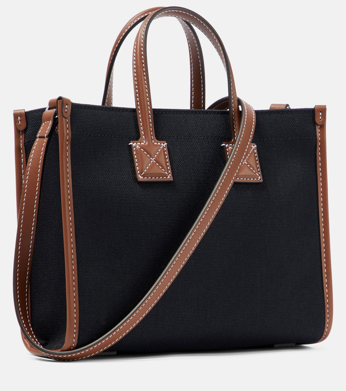 【関税＆送料込み】Burberry Freya Mini Canvas Tote Bag Mini Freya Tote in Natural/tan - Women, Canvas | Burberry