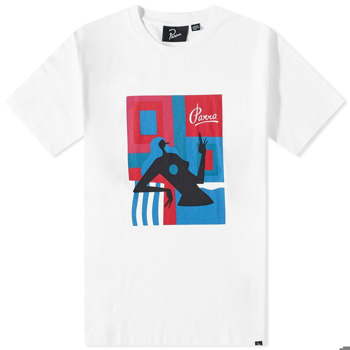 Photo: By Parra Men's Hot Springs T-Shirt in White