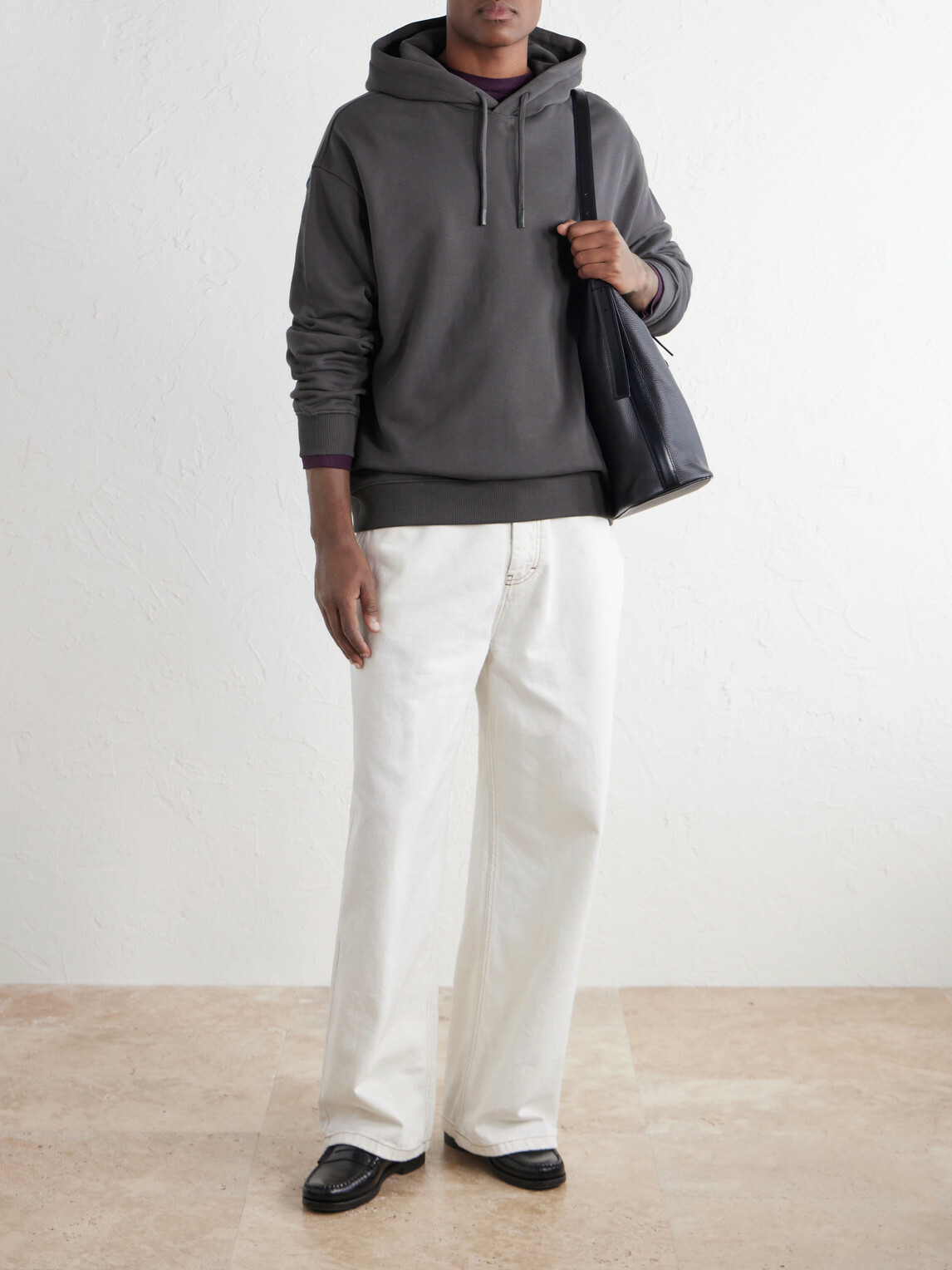 NN07 - David 3014 Organic Cotton-Jersey Hoodie - Gray