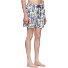 Vilebrequin White Moorea Bamboo Song Swim Shorts