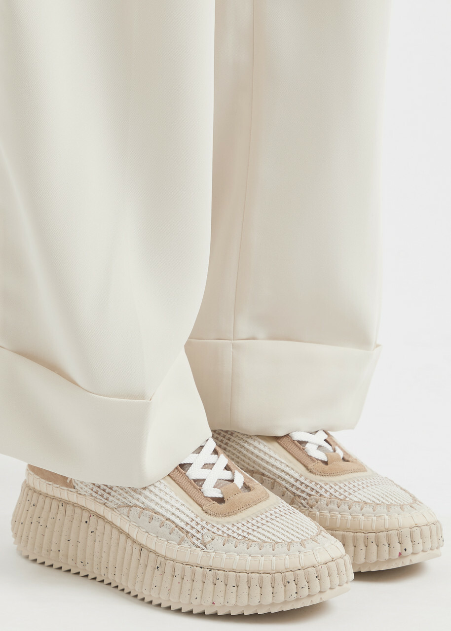 【関税＆送料込み】ChloAC 'Nama' Sneakers Chloé Nama Sneaker in Black in Black | Chloé US