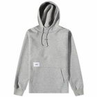 WTAPS Men's Seal Popover Hoodie in Ash Grey