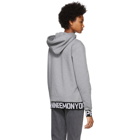 Opening Ceremony Grey Elastic Logo Hoodie