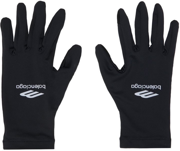 Photo: Balenciaga Black GL Technical Gloves