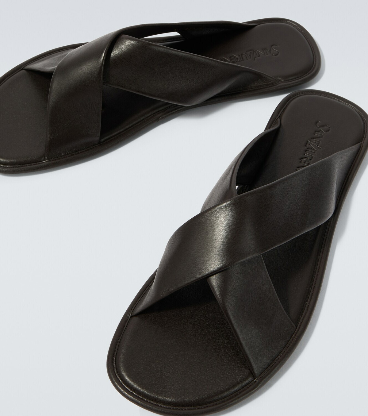 Saint Laurent Carlyle leather sandals