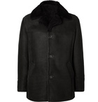 Kingsman - Shearling Aviator Jacket - Black