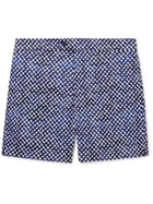 Odyssee - Joannon Slim-Fit Mid-Length Printed Swim Shorts - Blue