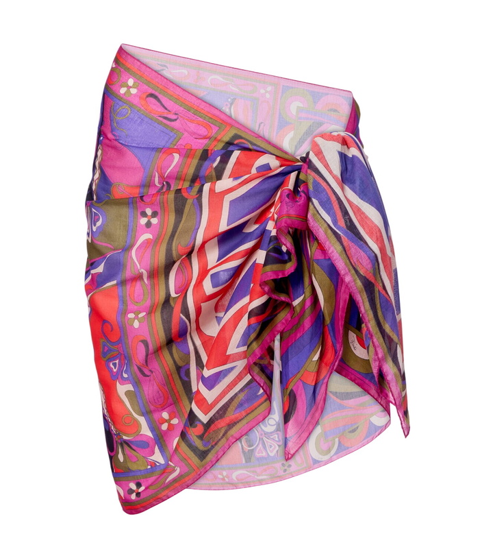 Photo: Pucci Orchidee cotton beach cover-up