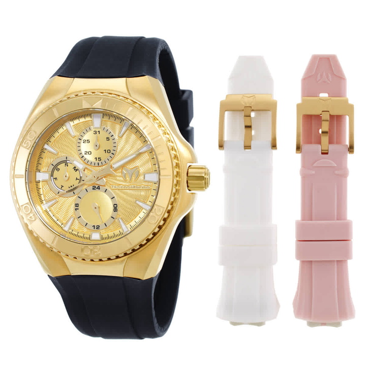 Photo: Technomarine Cruise Quartz Gold Dial Unisex Watch TM-124022