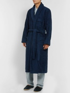 Anderson & Sheppard - Cotton-Terry Robe - Blue