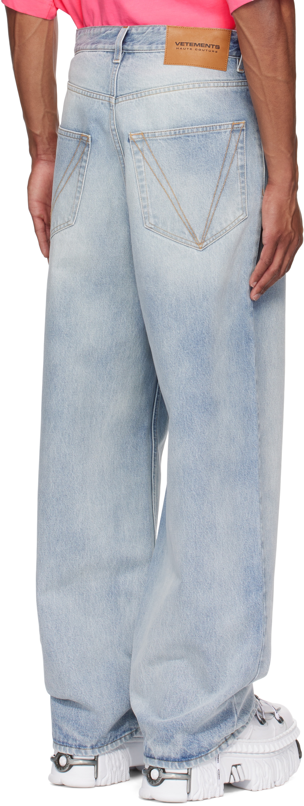 VETEMENTS Blue Baggy Jeans