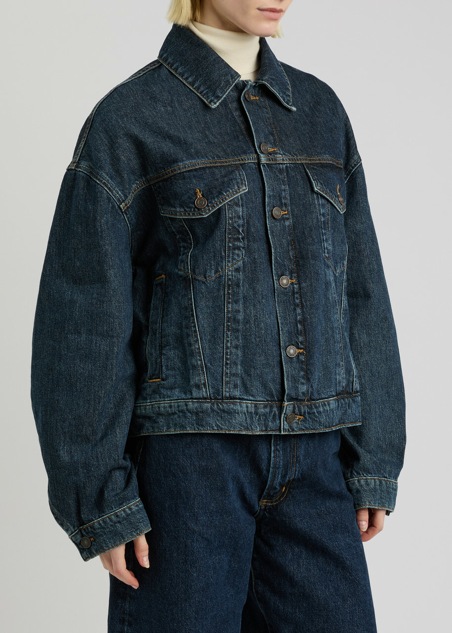 【関税込み】AGOLDE ブルー Dalton Balloon デニムジャケット Agolde Dalton Balloon Panelled Denim Jacket Dark Blue AGOLDE