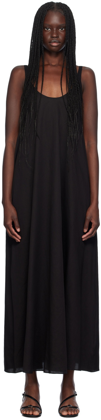 LESET Black Yoko Tank Maxi Dress LESET