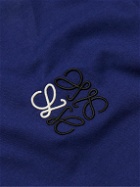 Loewe - Logo-Embroidered Cotton-Jersey T-Shirt - Blue