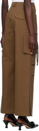 Fax Copy Express SSENSE Exclusive Brown Cargo Pants
