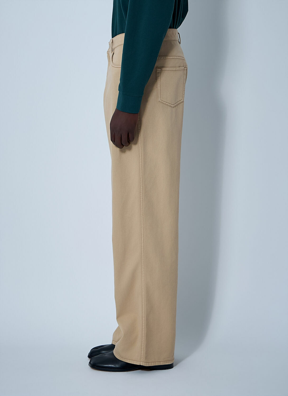 Miu Miu Logo Motif Jeans
